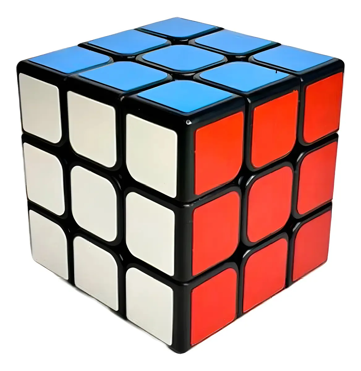 Cubo Mágico 3x3x3 Moyu Mei Long Cubo Rubik Plástico Preto