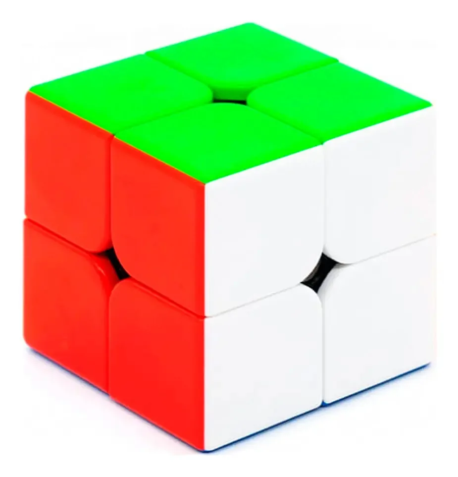 Cubo Mágico 2x2 Moyu Stickerless Magnético Imãs 5.5cm