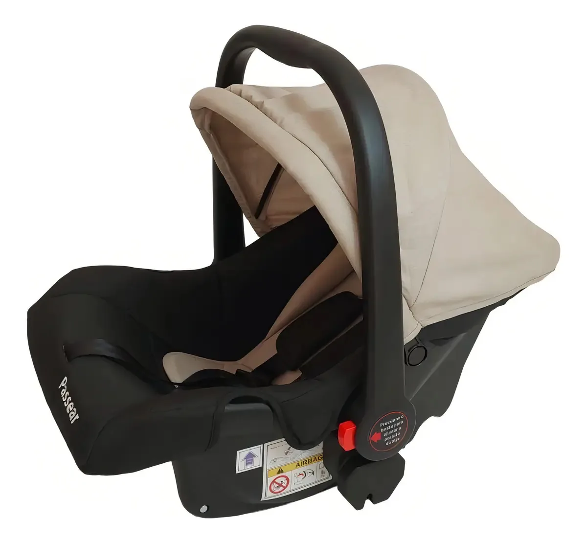 Cadeira Carro Bebê Conforto Nina Passear 0+ Cor Cappuccino