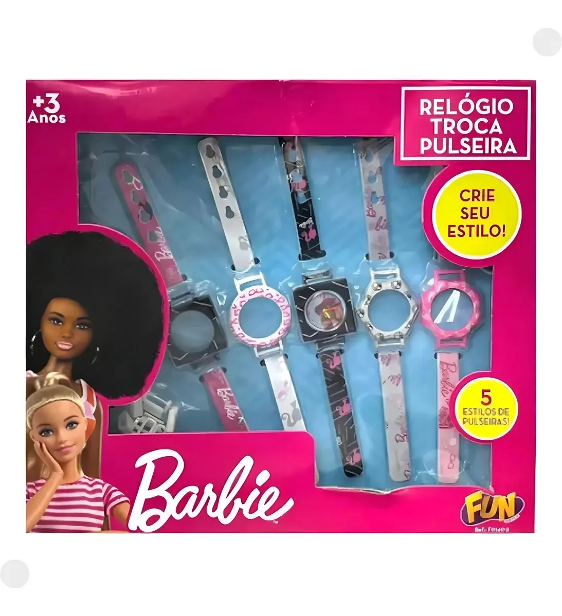 Barbie Relogio Troca Pulseira