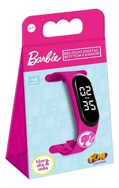 Barbie Relogio Digit.botton Fash.fun