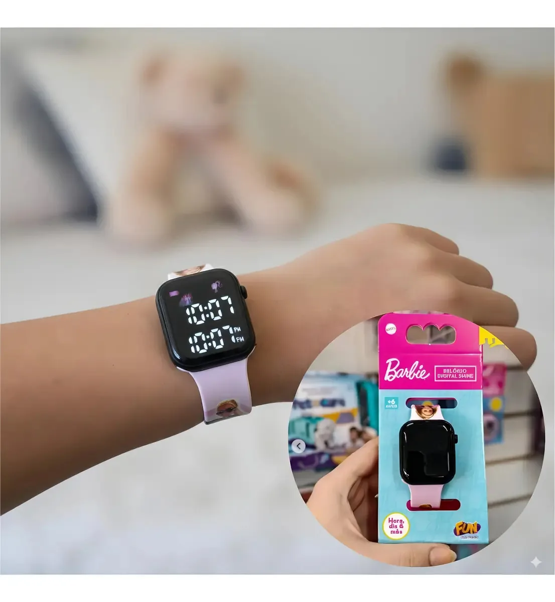 Barbie Relogio Digit.shine Fun