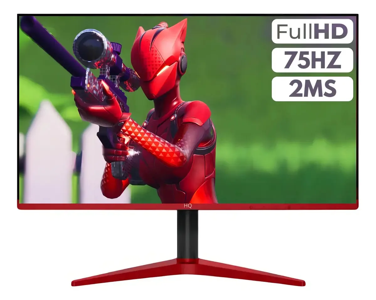Monitor Gamer 20 Hq Moba 20ghq75 Preto E Vermelho