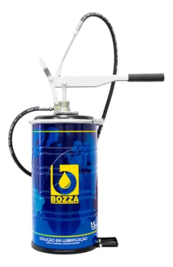 Bomba De Graxa Manual Recipiente 15kg Bozza