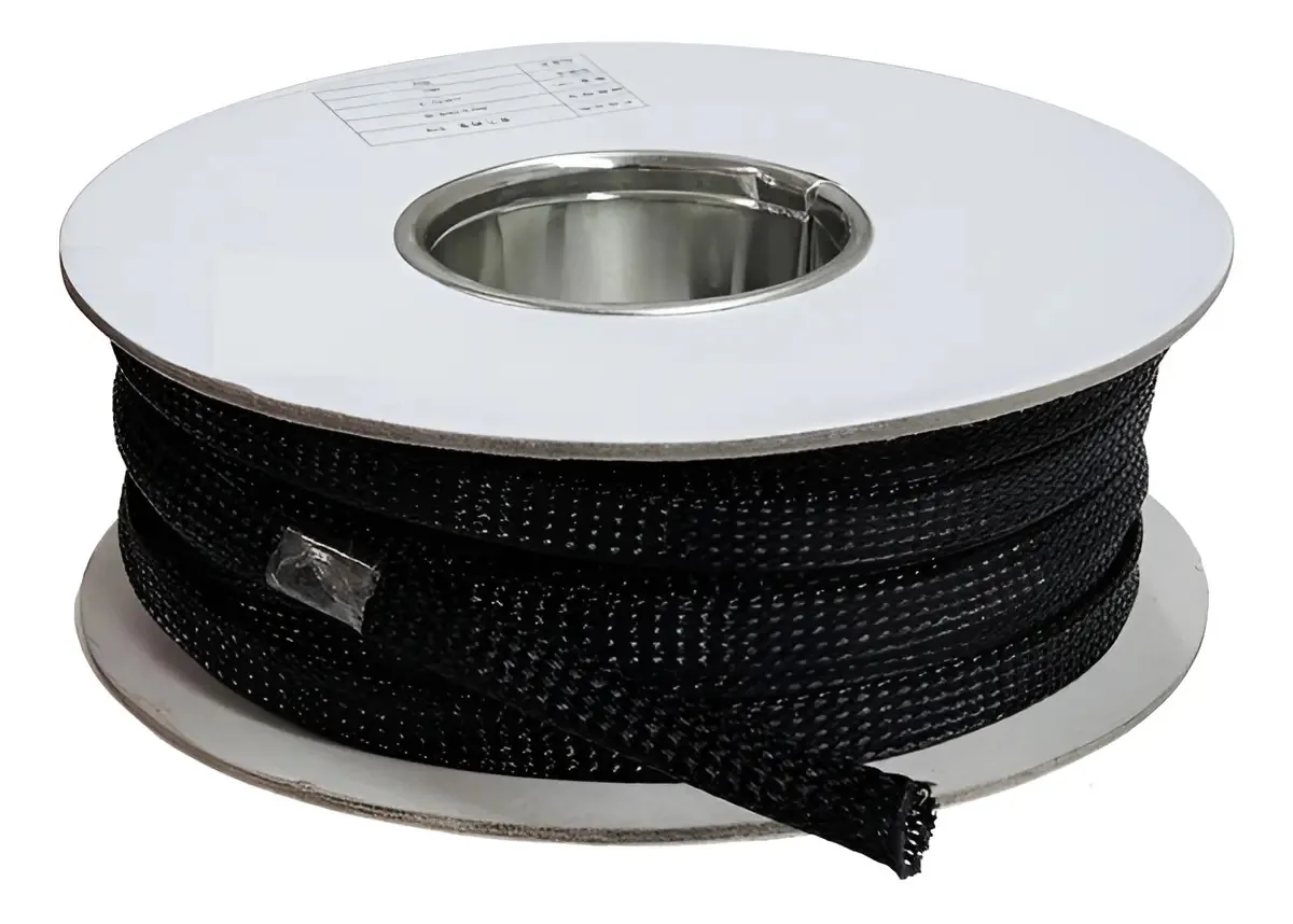 Malha Náutica Expansiva 28 Mm Preto (25 M)