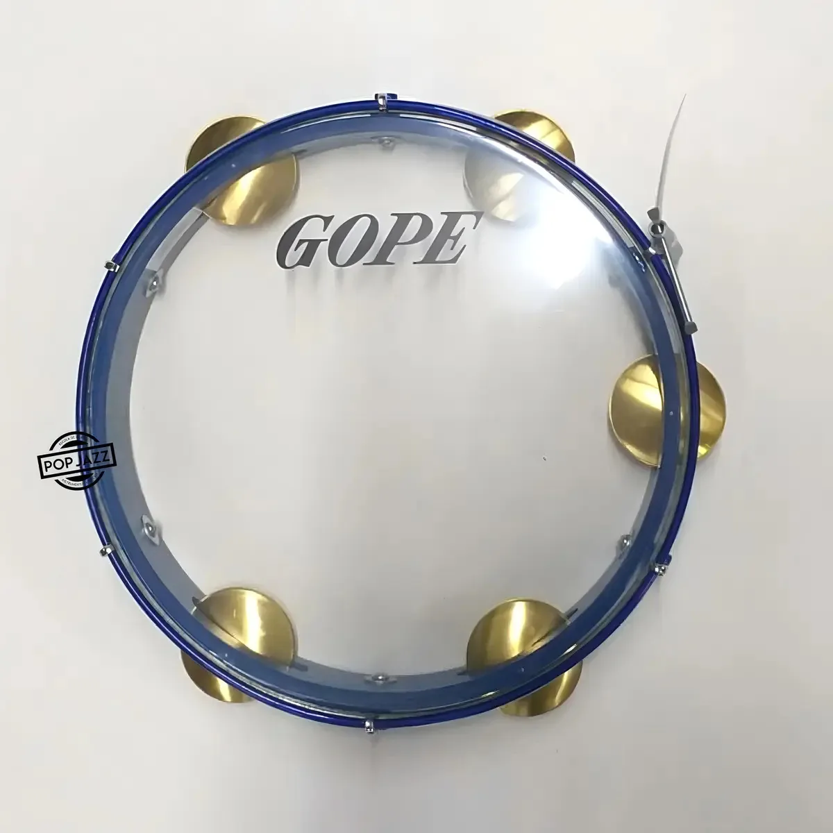 Pandeiro Gope Super Leve 10'' Selfie Azul Cristal 641slsa