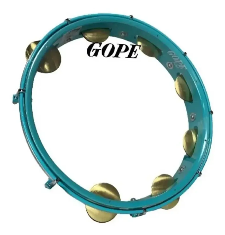 Pandeiro Gope 644g2rv Profissional 11 Polegadas Verde