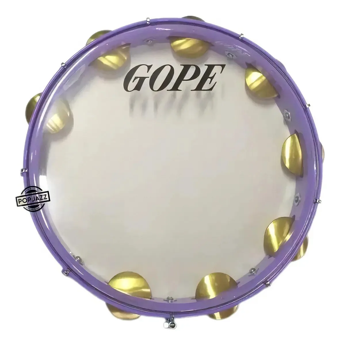 Pandeiro Gope Profissional 12 Reels Lilas 647g2rl