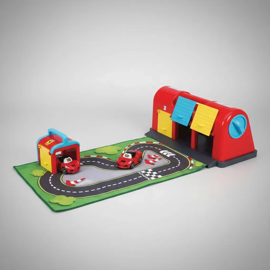Playset Ferrari Roll Away Racewy - Burago