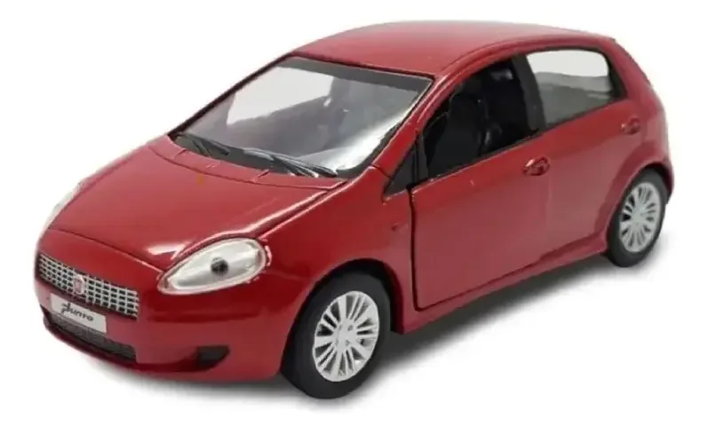 Miniatura Fiat Punto Maisto Cor Vermelho