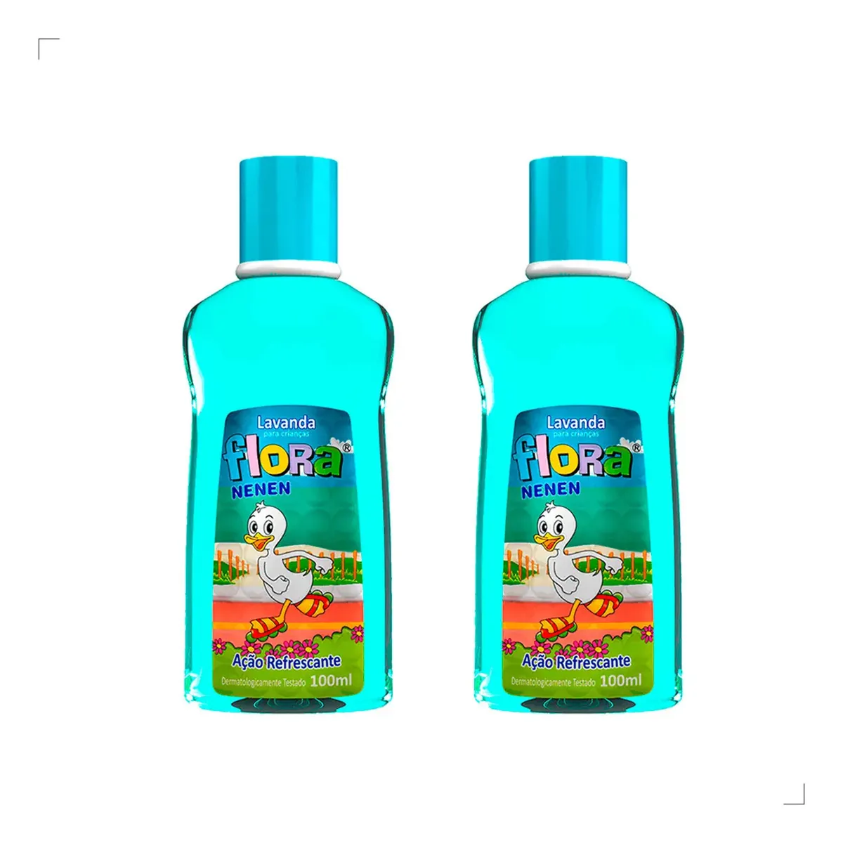 Kit 2 Deo Colônia Flora Nenen Lavanda Para Crianças 100ml