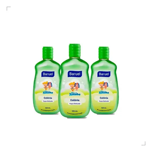 Kit Com 3 Colônia Infantil Turma Da Xuxinha Baruel 120ml