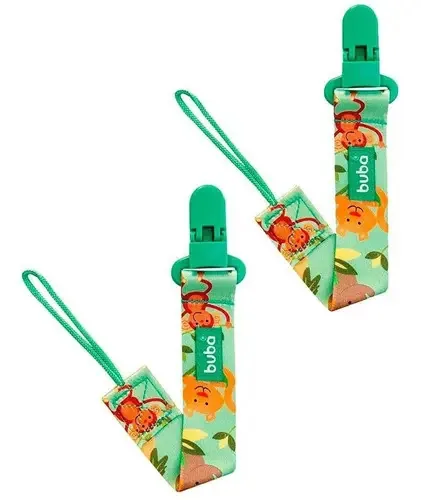 Prendedor De Chupeta Safari (+3m) 2 Unidades - Buba