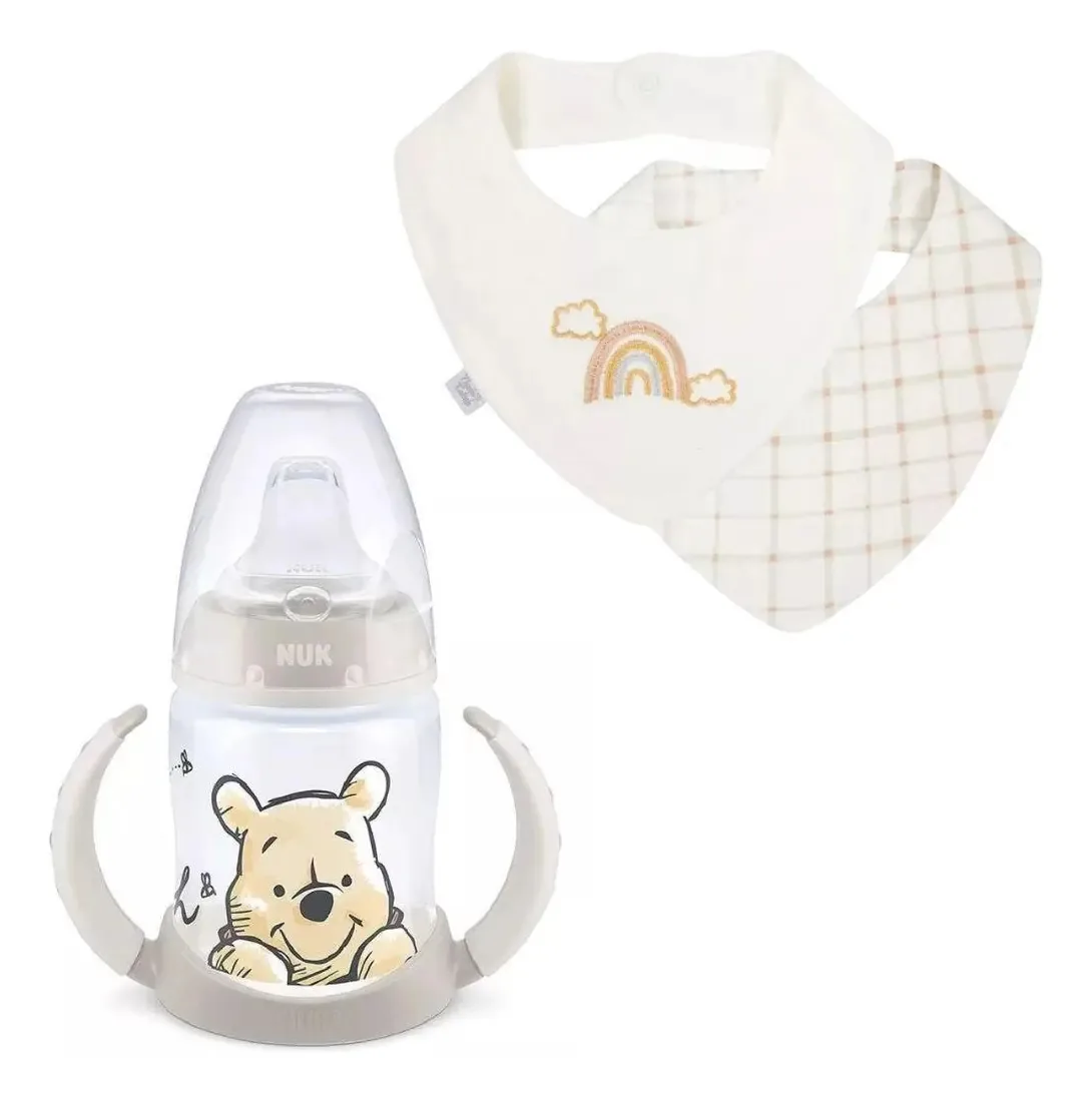 Babadores Bandana Flavia Calina Hug Com Copinho Ursinho Pooh