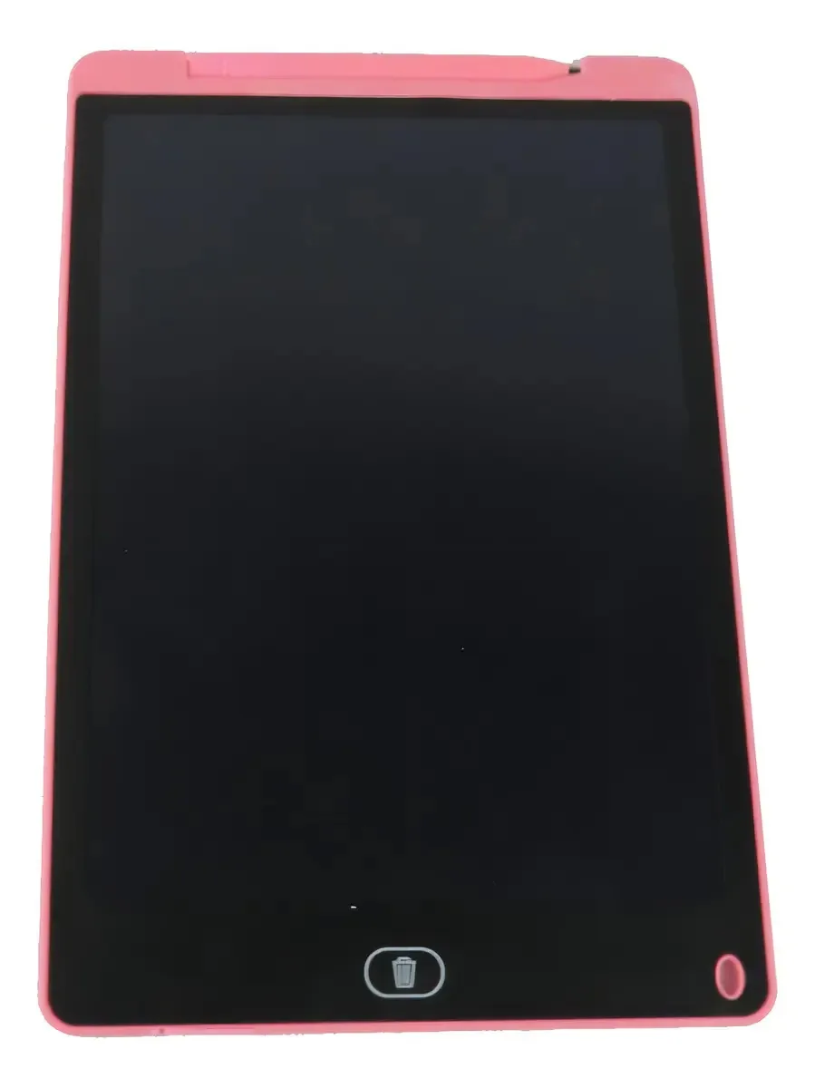 Tablet Infantil Lousa Mágica Rosa Para Escrever E Desenhar