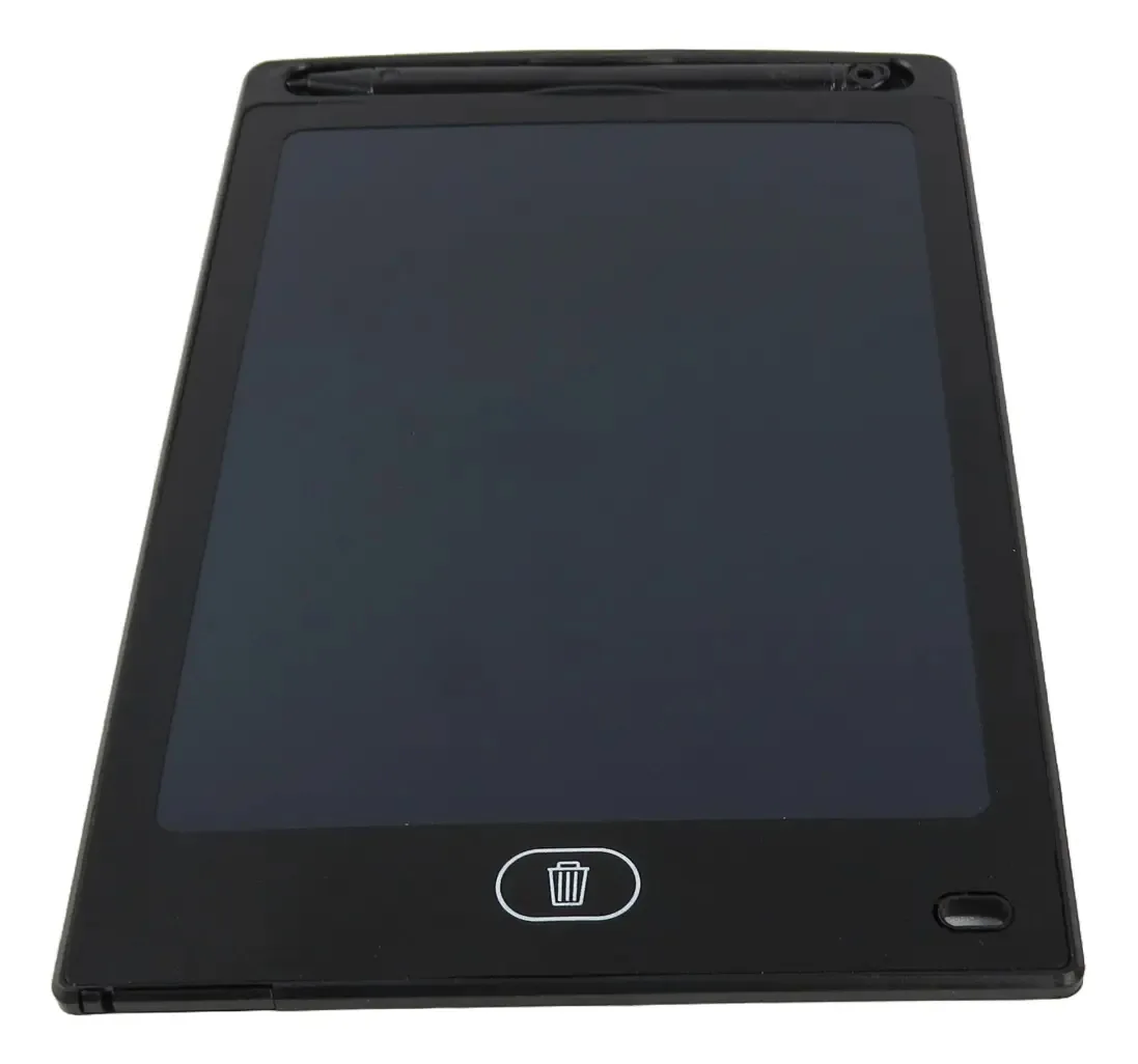 Tablet Infantil Lousa Mágica Preta Para Escrever E Desenhar