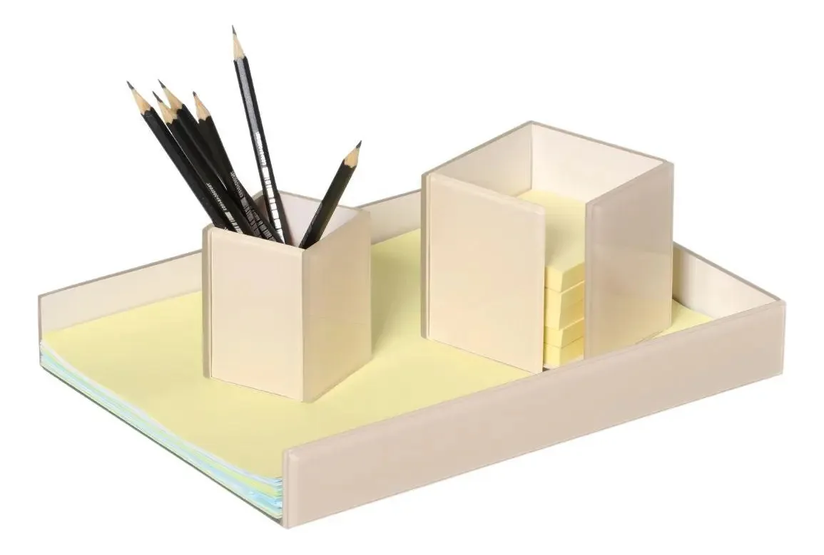 Kit Escritório De Vidro Espelhado