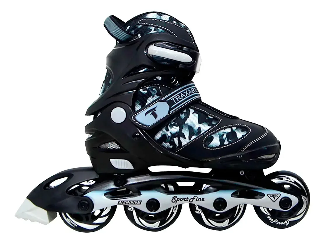 Patins Traxart Sport Fine - Preto Tamanho Das Rodas 8 Cm Tamanho Dos Patins M