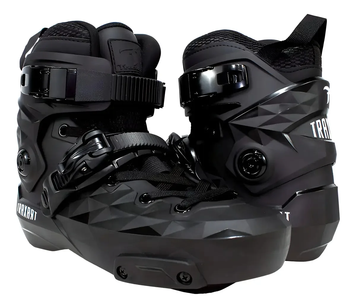 Bota Patins Traxart Custom Freestyle Cor Preto Tamanho Dos Patins # 8 = 39/40