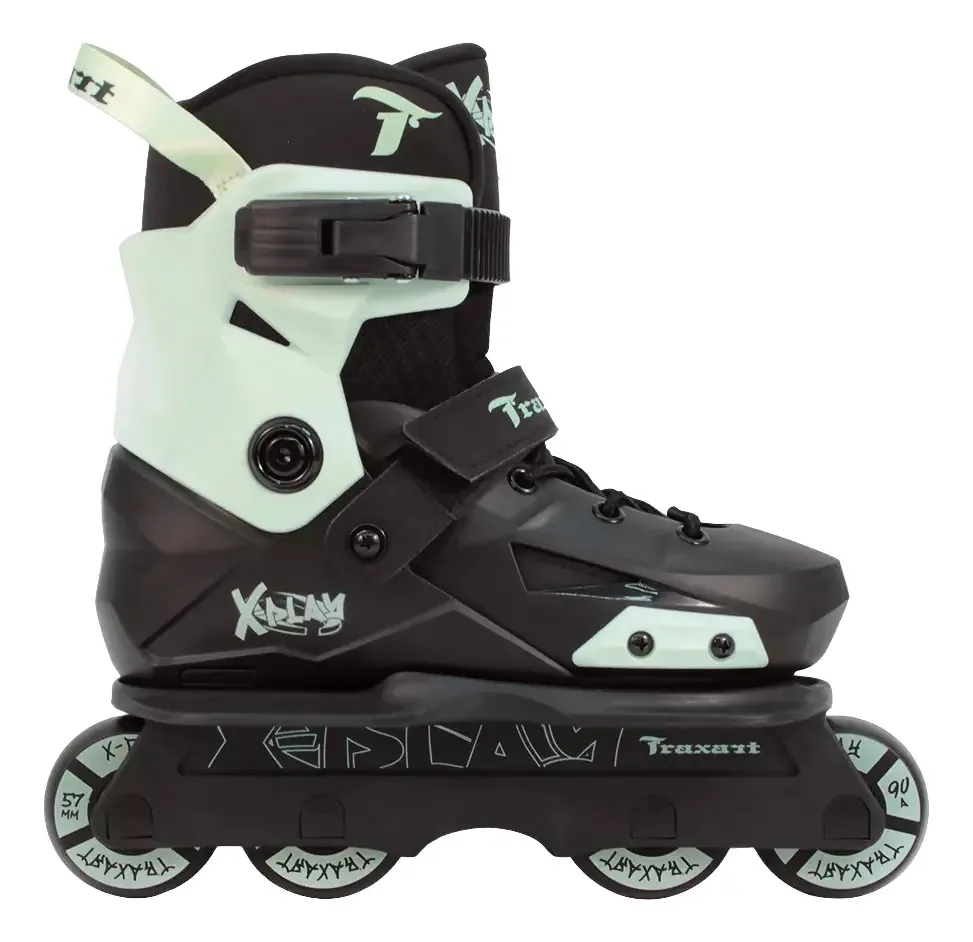 Patins Em Linha Traxart X-Play Ajustável para Crianças M [30 - 33] com Rodas 57mm