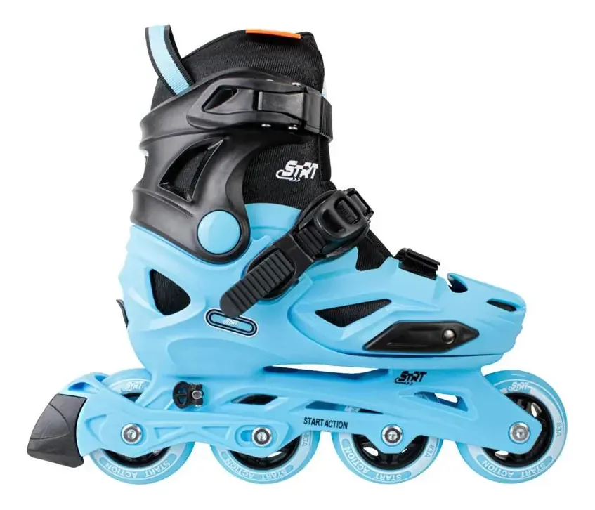 Patins Traxart Infantil Strt Azul - Abec-5 + Tamanho Dos Patins M 29 Ao 32