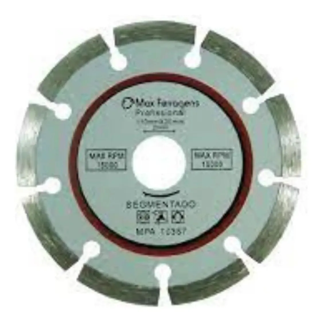 Disco Diamantado Segmentado - Max Ferragens