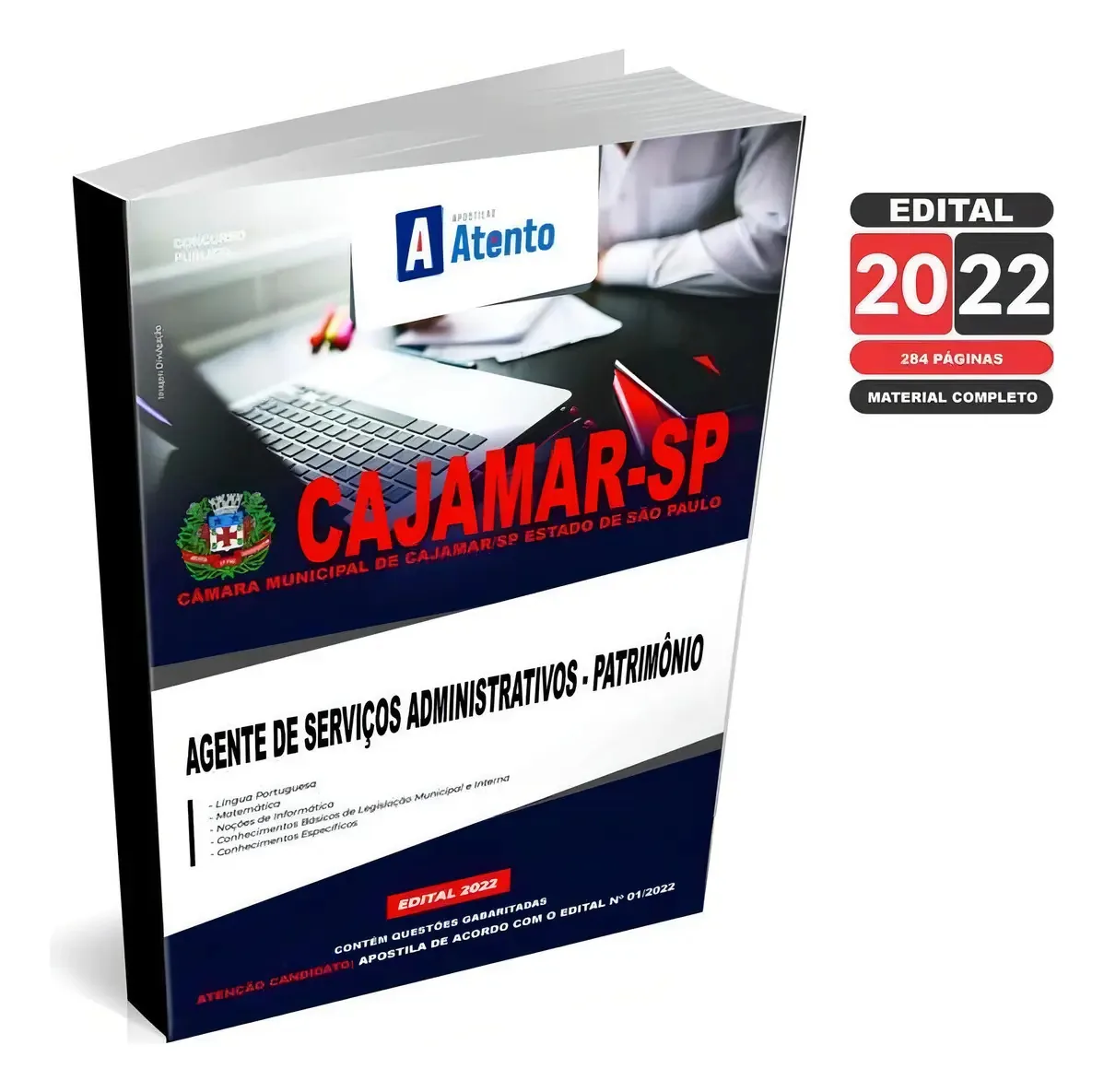 Apostila Câmara Cajamar-sp Agente Serviços Administrativos