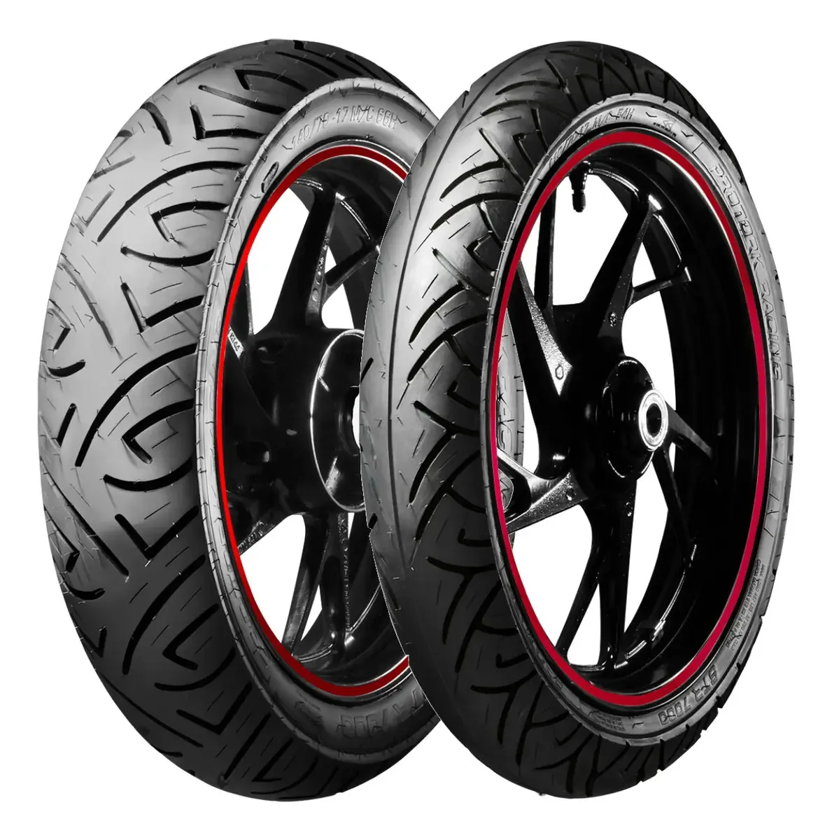 De Pneu Traseiro 140/70-17 Dianteiro 110/70-17 Motos