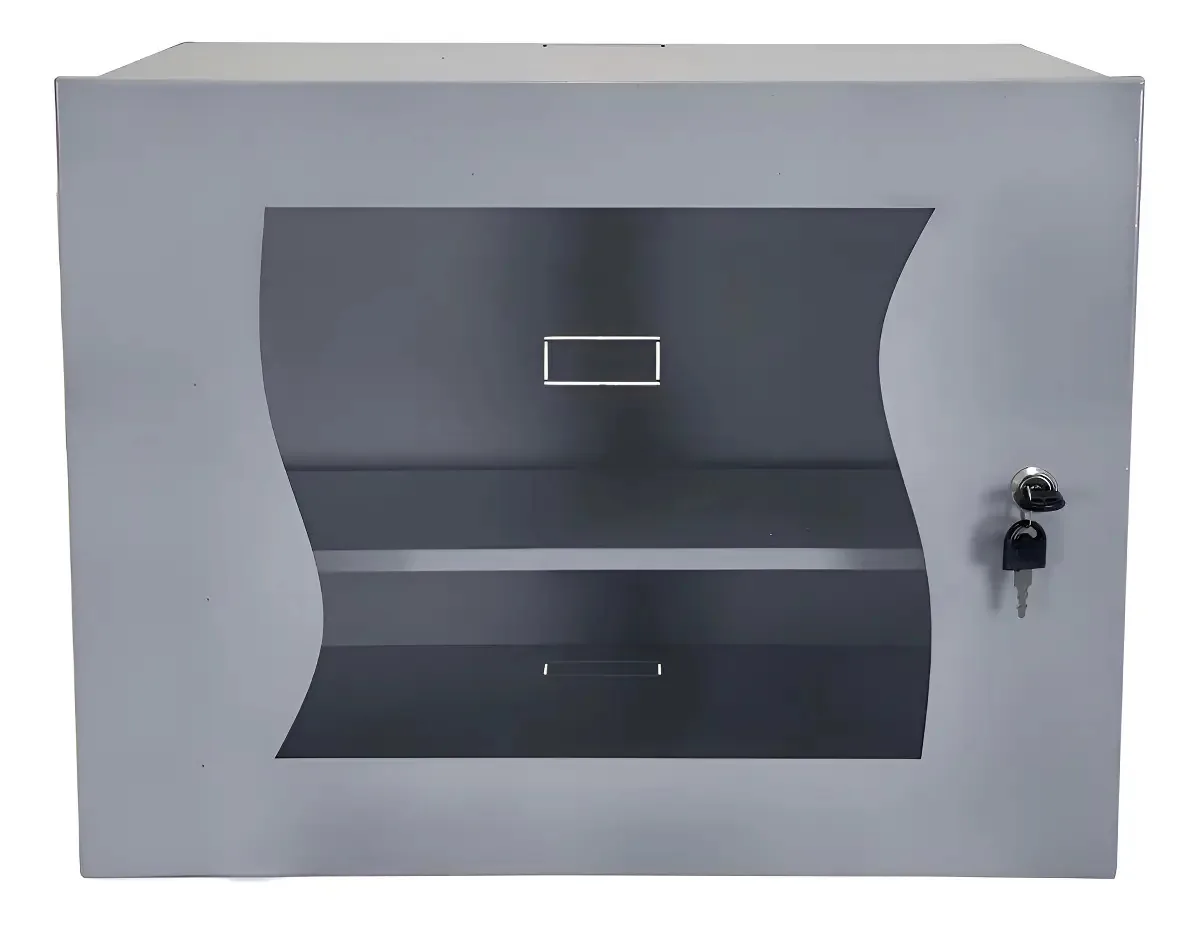 Rack Servidor HF Metalúrgica 8U Cinza Claro 35,5x50,5x39cm