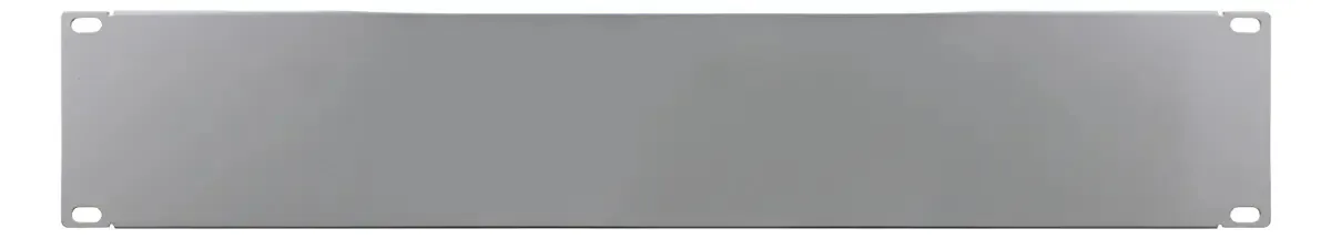 Tampa Cega Frente Falsa para Rack 19" 2U Cinza Claro