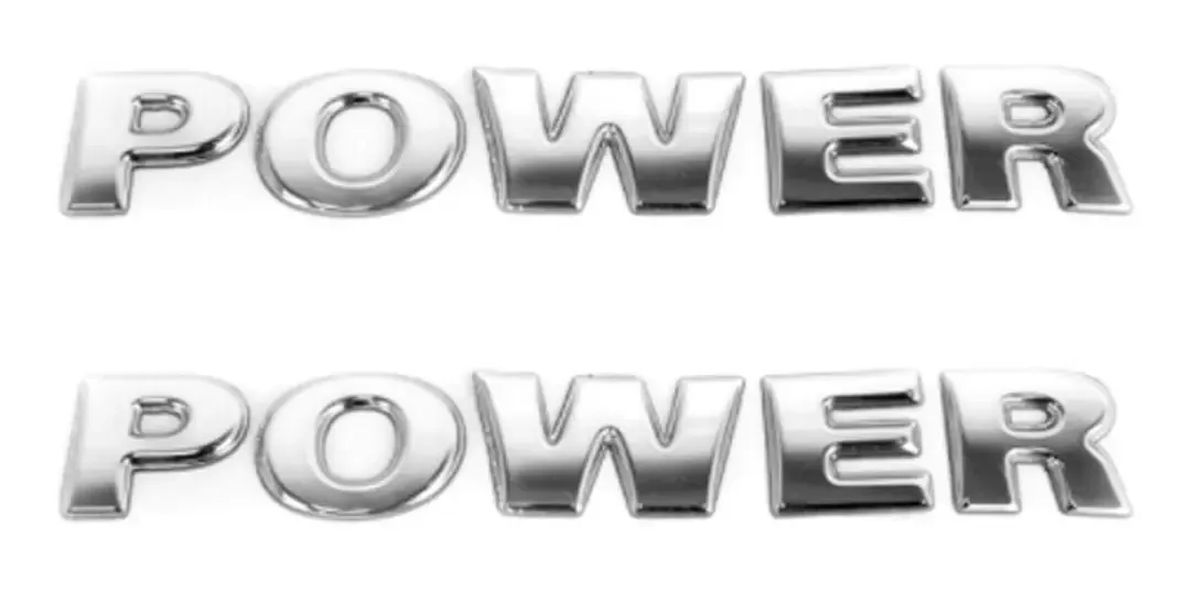2 Emblemas Power - Gol Power 2008 Lateral