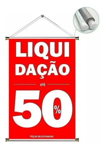 Banner Loja Tamanho 100x65cm B37