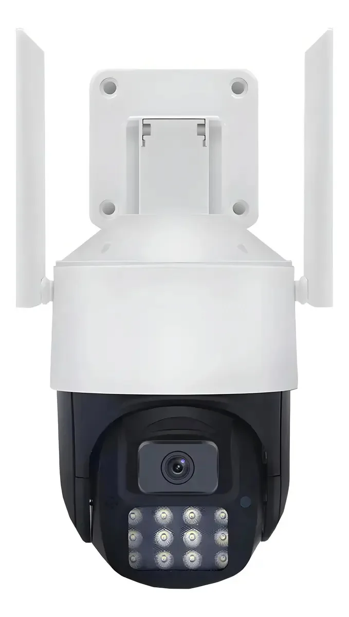 Camera Seguranca Wifi Ip Externa E Interna 5,0 Mp Ipega Cor Branco