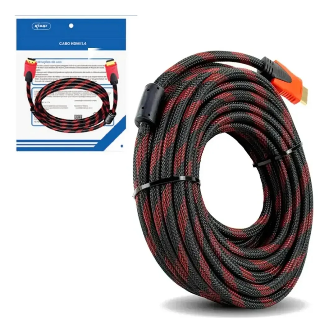 Cabo Hdmi Para Hdmi 20 Metros Plug V1.4 Kp-yp5003 20m