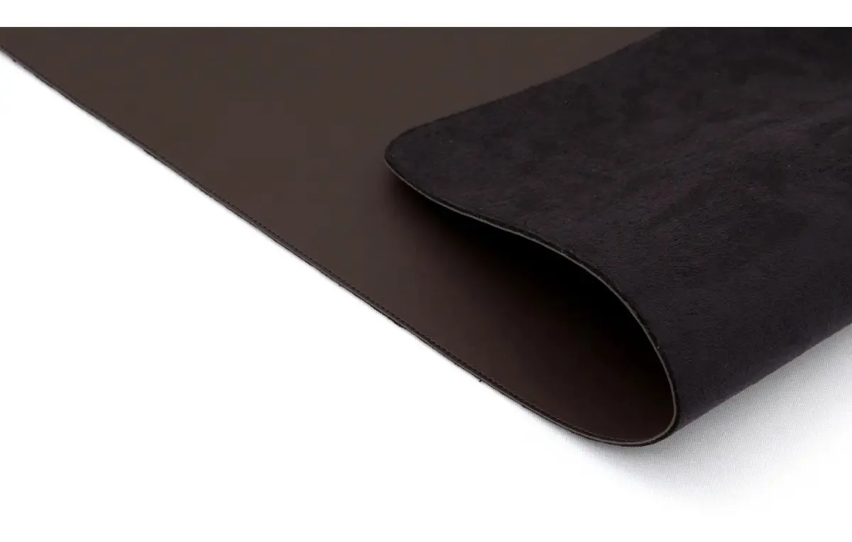 Desk Pad Feroz Wf 90x40 Porta Copo, Chaves E Cor Café