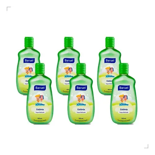 Kit Com 6 Colônia Infantil Turma Da Xuxinha Baruel 120ml
