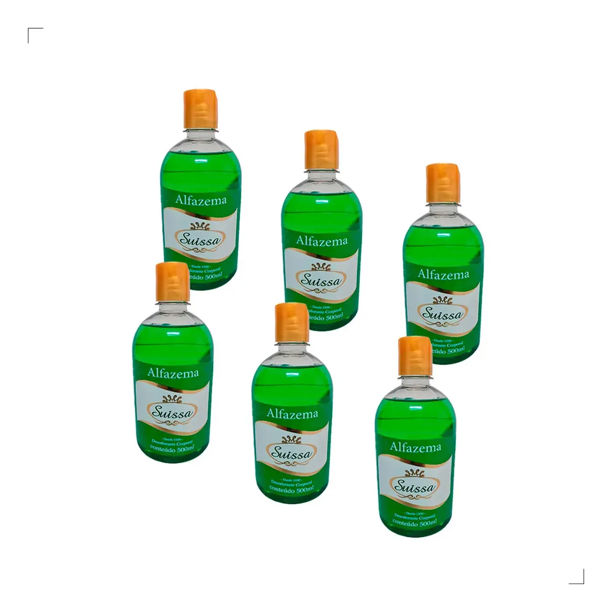 Deo Colônia Alfazema Suissa Family Frescor 500ml 6 Unidades