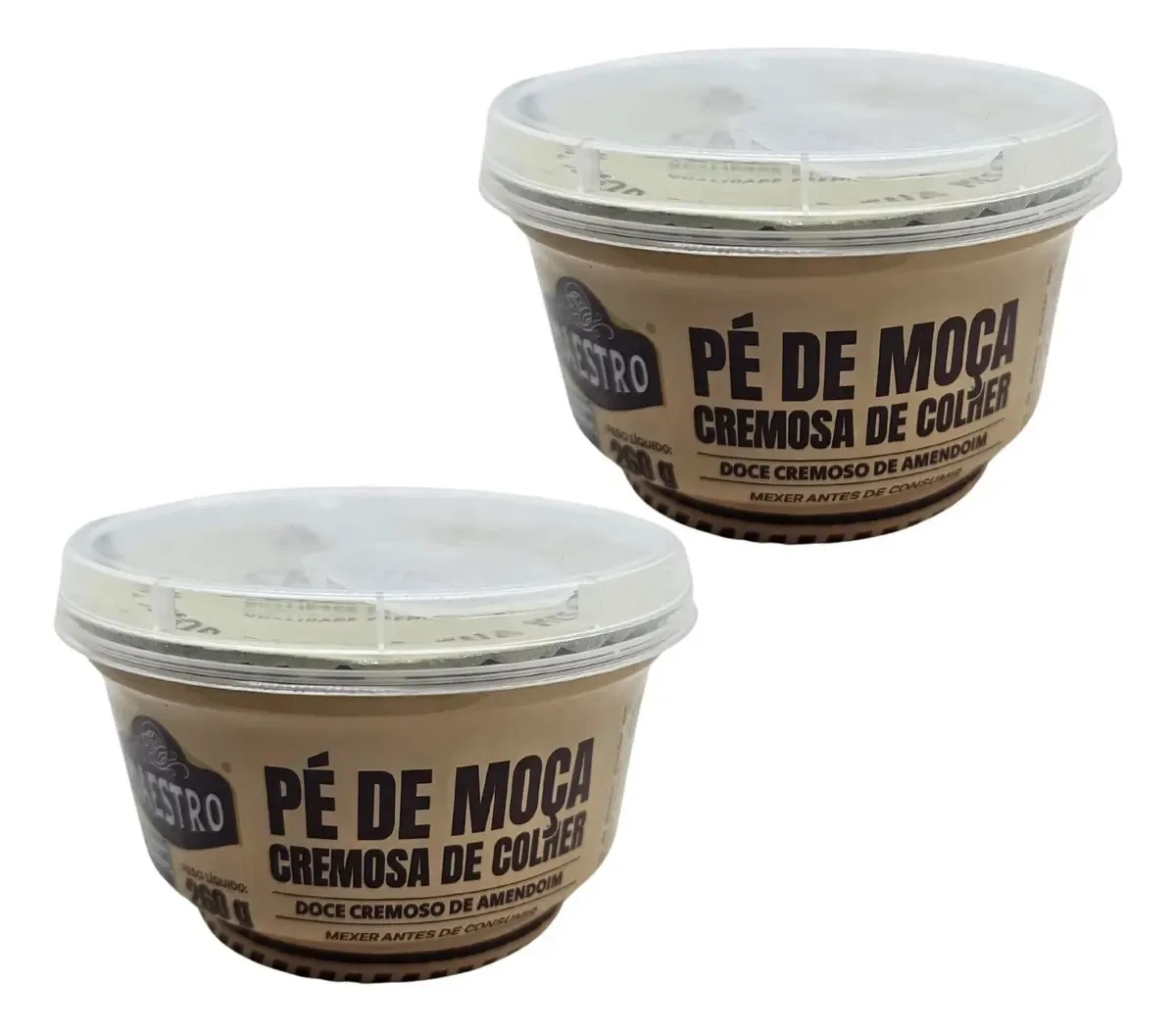 Pé de Moça Maestro Pé de Moça, Amendoim e Leite Condensado 2x260g