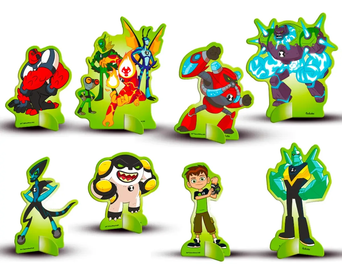 Decoracao De Mesa Ben 10 C/8un