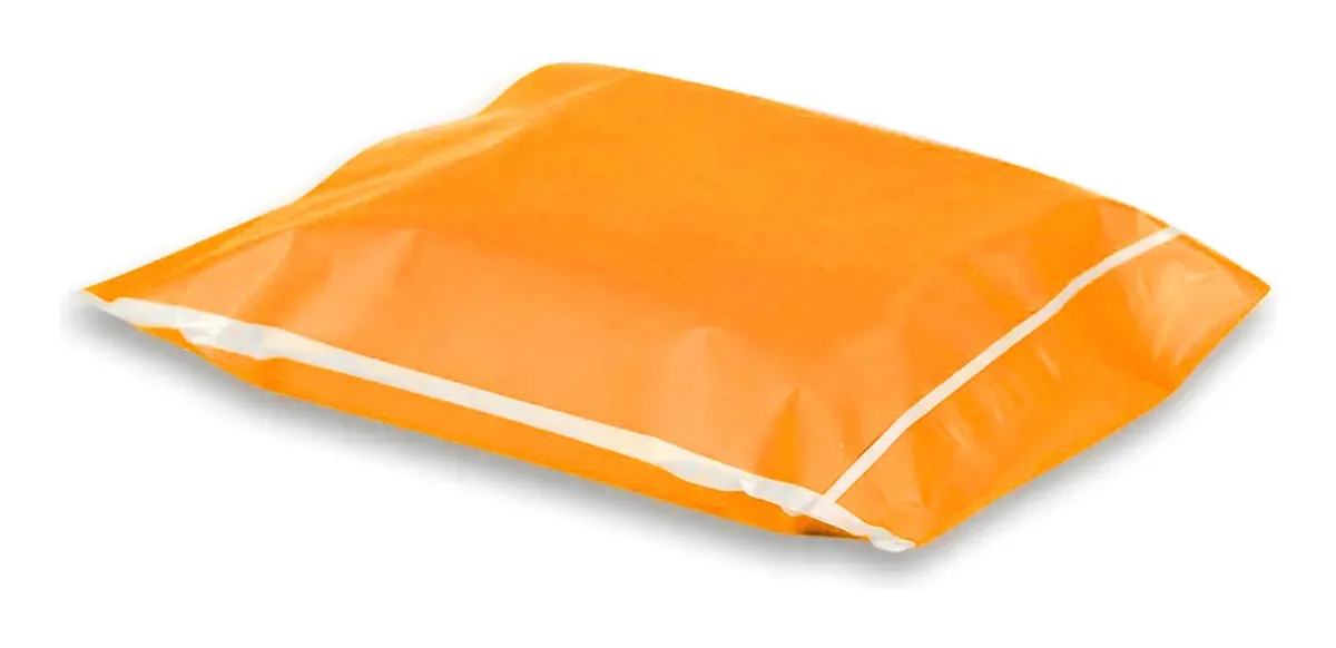 Envelope Segurança Reciclado Leitoso Laranja 13x25cm 250und