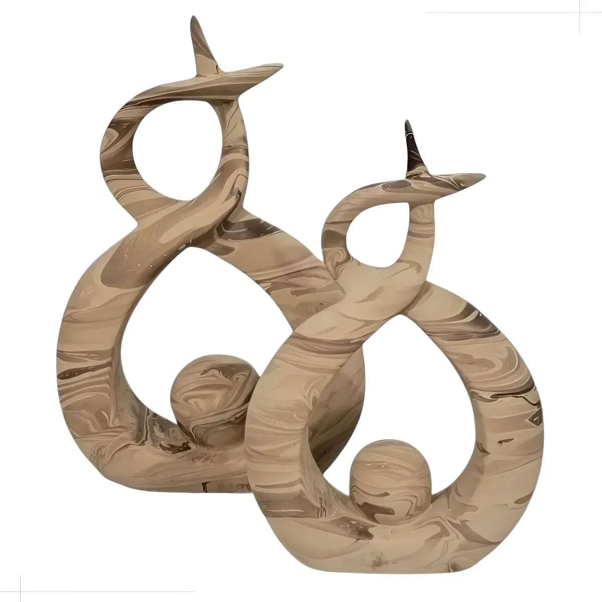 Enfeites Estante Decoração Sala Rack Aparador Escritorio Cor Mesclado Escuro Lisa