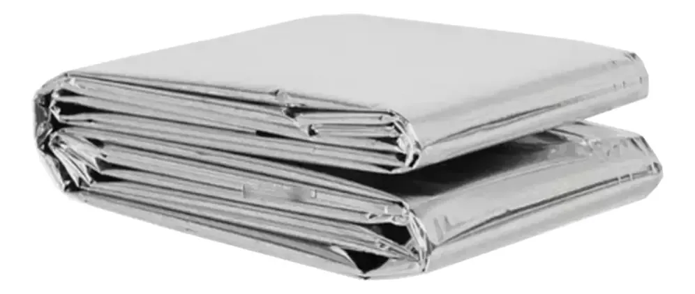 Kit 10 Mantas Térmicas Albatroz BWT-30 Aluminizadas para Emergência
