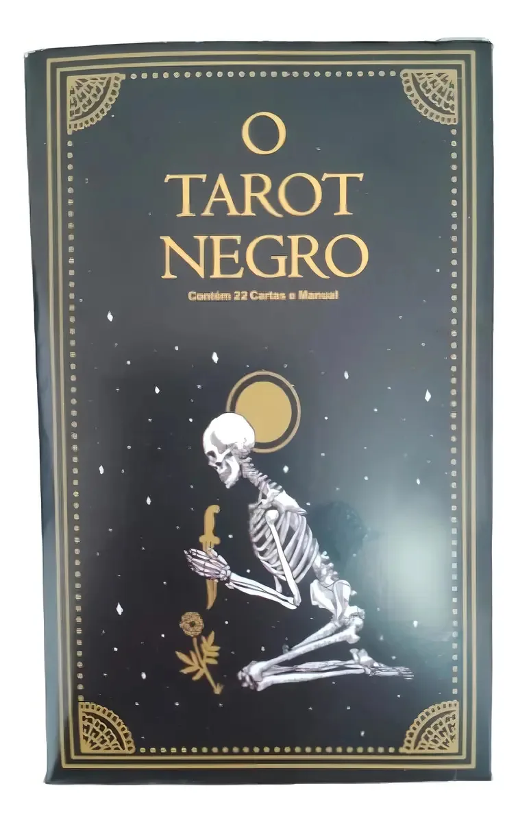 Tarot Negro De Marselha Caboclo Caete 22 Cartas Manual Em Português