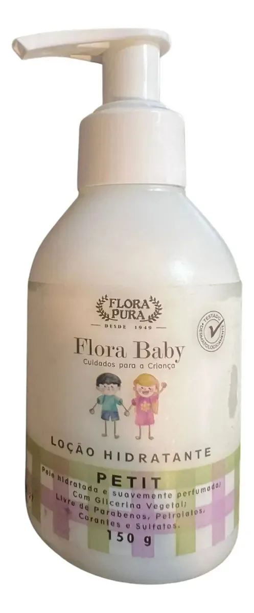 Loção Hidratante Flora Pura Baby 180g para Corpo