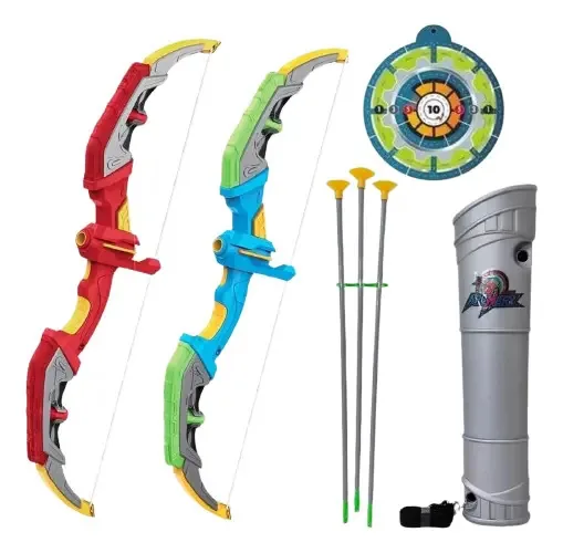 Brinquedo Arco E Flecha Radical Meninos Com Luz Alvo Flechas Cor Sortido