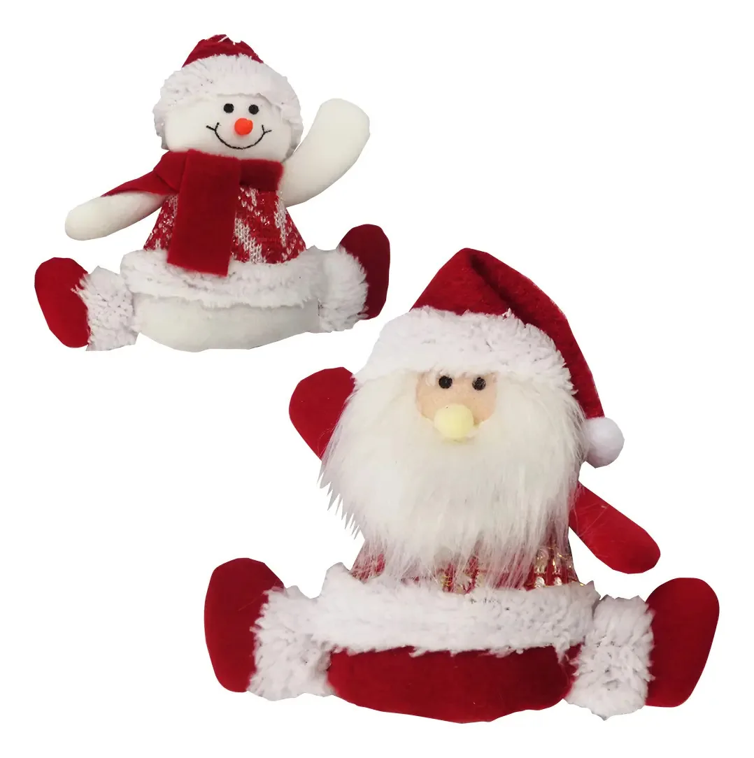 Pendente Boneco De Neve Perna Aberta Xadrez/verme Cor Xadrez / Vermelho