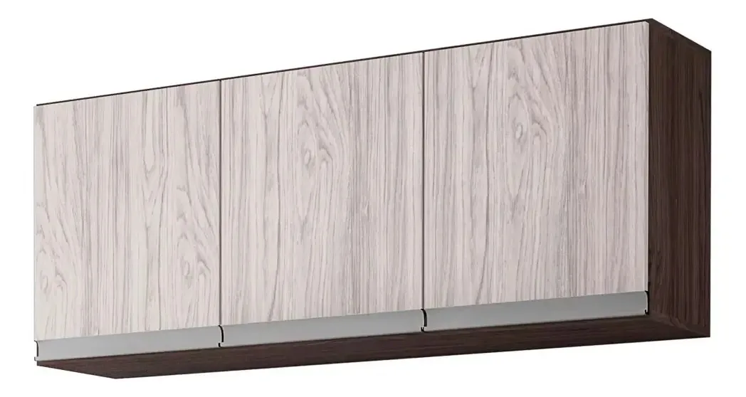 Armário Para Lavanderia Pallazio Debora De 0.55m X 1.2m X 0.32m Marrom