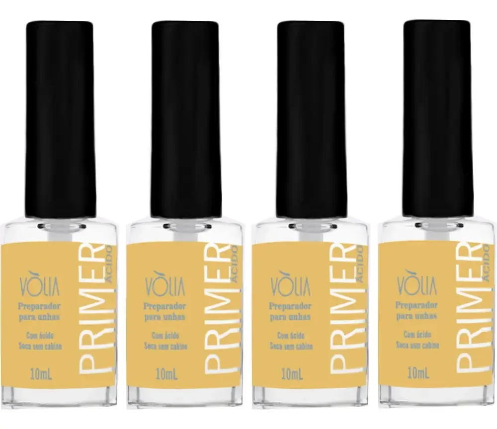 4un Primer Acido Para Unhas 10ml Volia Cor Água
