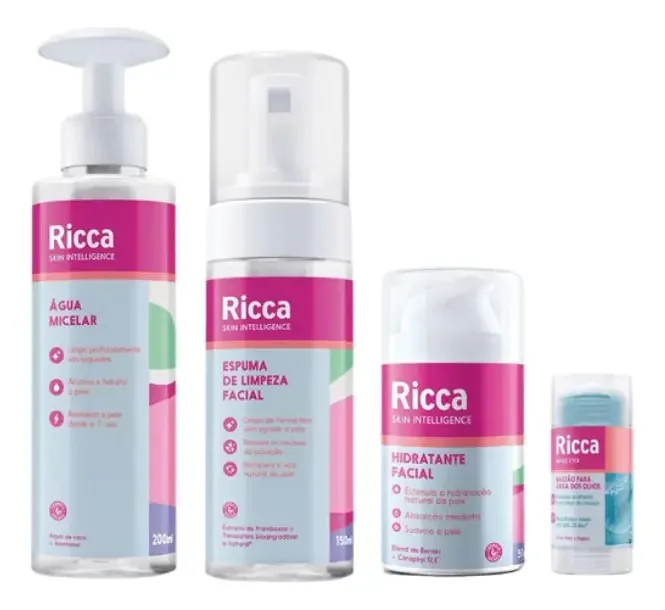 Kit Cuidados Faciais - Skincare Basic Ricca