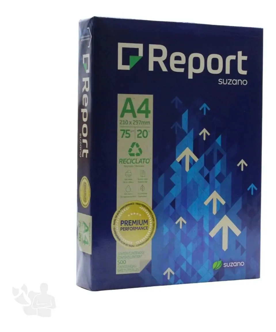 Papel Reciclato 75g A4 100 Folhas